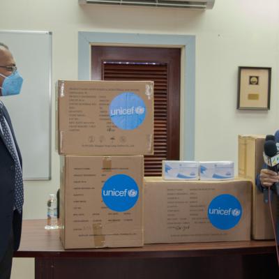 Unicef Donates 78 Boxes Of Personal Protective Supplies To Moh 2