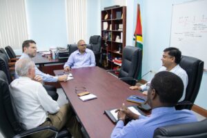 Health Minister receives courtesy call from USAID/ESC Senior Development Specialist Advisor