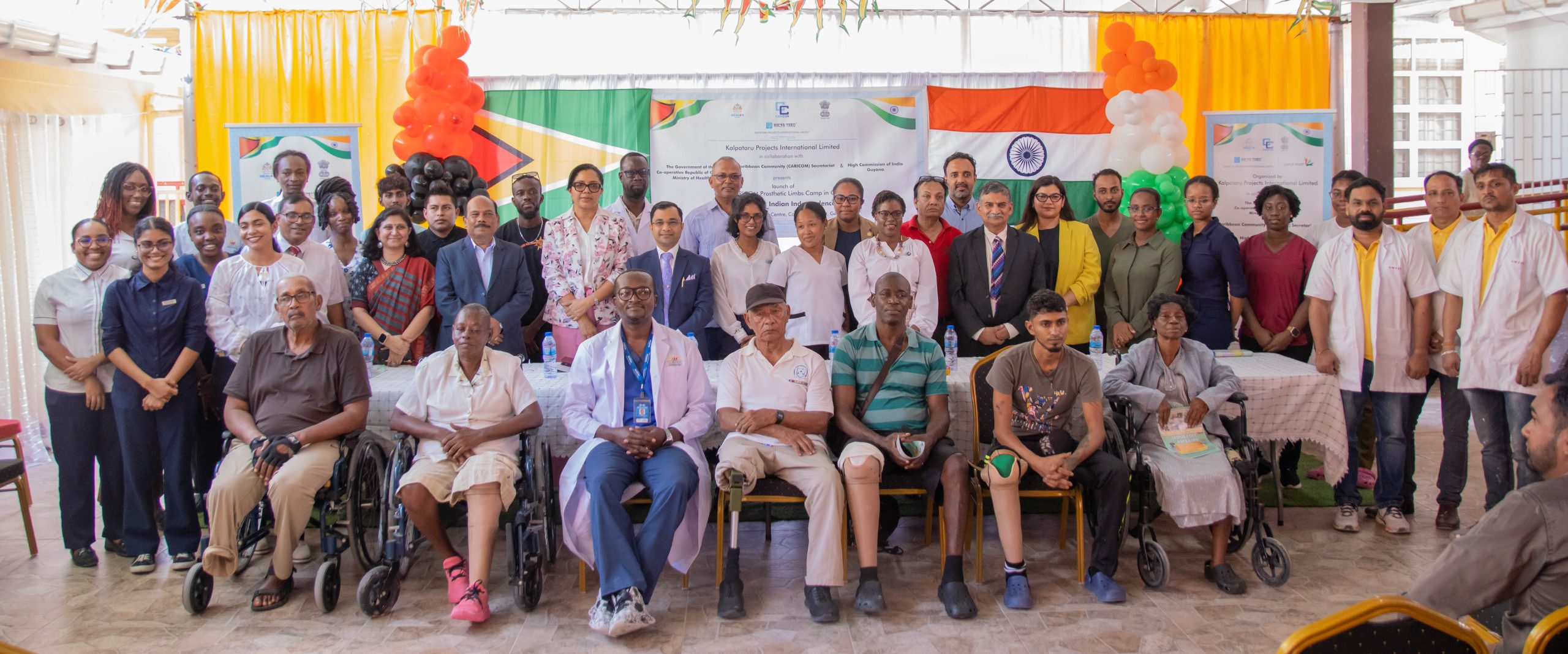 India-Guyana Partnership Launches Free Prosthetic Camp, Restoring Mobility and Dignity to Amputees